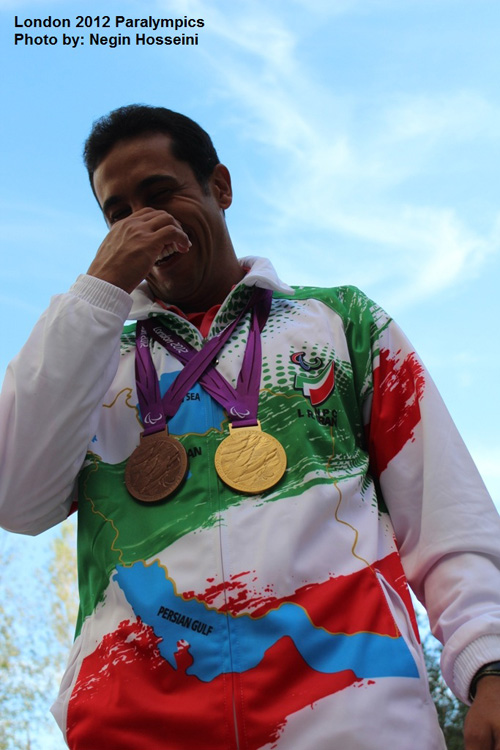 گزارش نگین حسینی از دهکده پارالمپیک لندن 2012