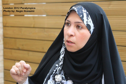 گزارش نگین حسینی از دهکده پارالمپیک لندن 2012