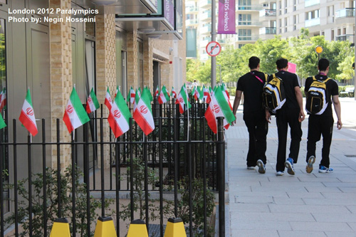 گزارش نگین حسینی از دهکده پارالمپیک لندن 2012