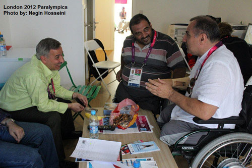 
گزارش نگین حسینی از دهکده پارالمپیک لندن 2012
