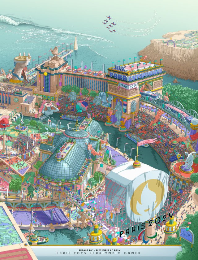 Paris 2024 – Official Paralympic Poster